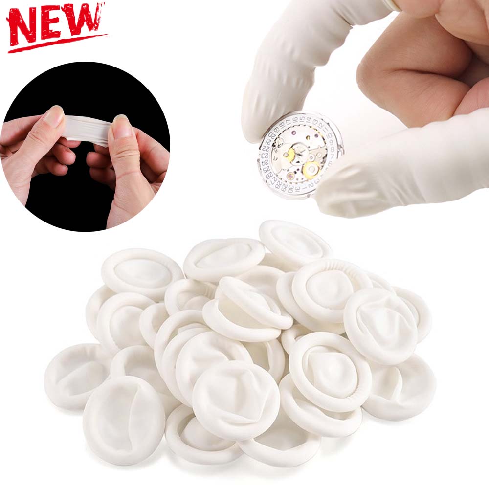Latex Disposable Glove - 100/50/30 adet tek kullanımlık pudrasız endüstriyel