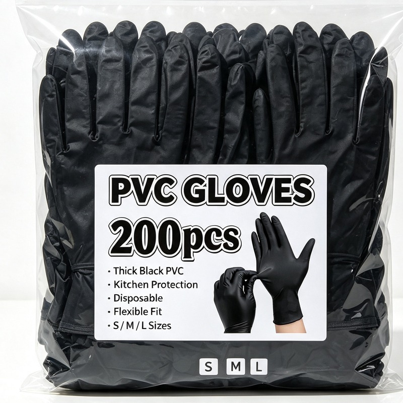 Tek Kullanımlık Siyah Eldivenl - Latex Disposable Glove incelemesi ve fiyatı